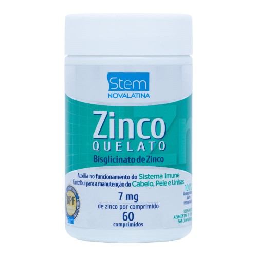 Zinco Stem 7mg 60 Comprimidos