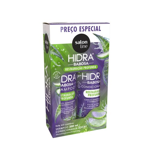 Shampoo + Condicionador Salon Line Hidra Babosa 200ml