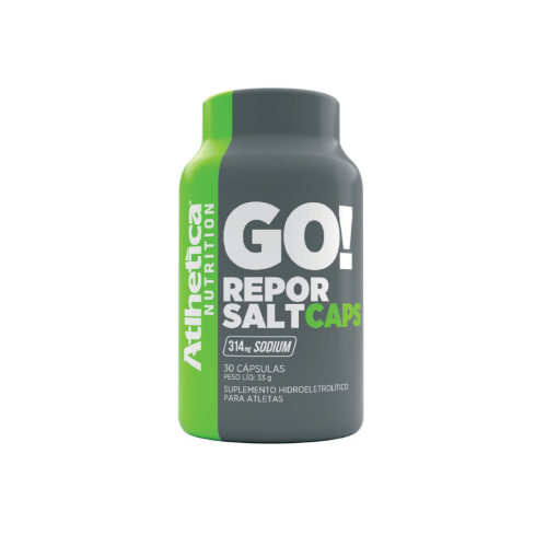 Suplemento Hidroeletrolítico Go! Repor Salt Atlhetica Nutrition com 30 cápsulas