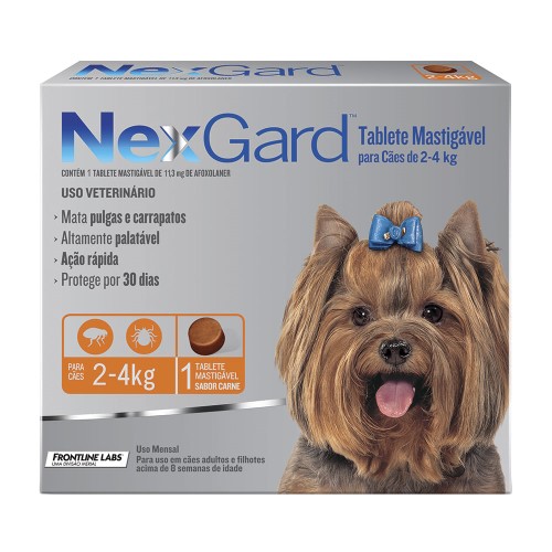 NexGard para Cães de 2 a 4kg