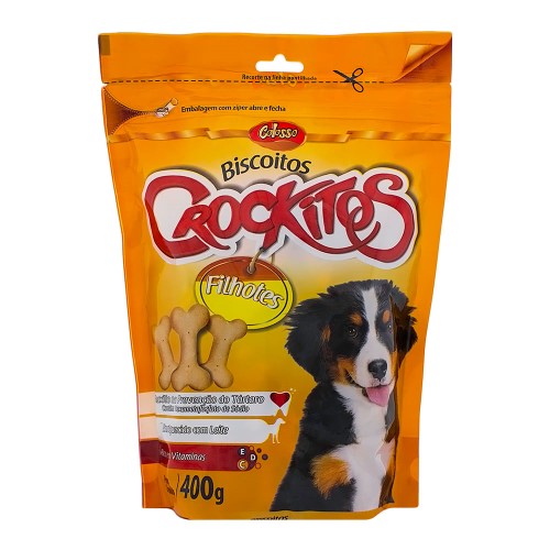 Biscoito para Cão Colosso Crockitos Filhotes com 400g