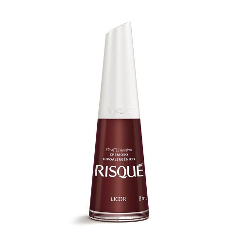 Esmalte Cremoso Risqué Vermelho Licor 8ml