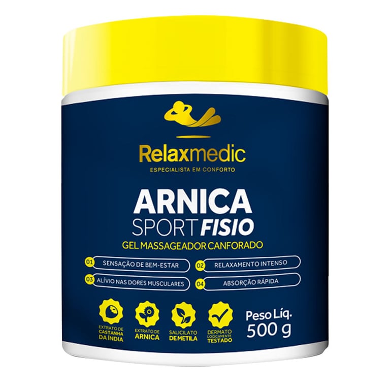 Gel Massageador Relaxmedic Arnica Sport Fisio