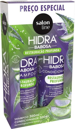 Shampoo + Condicionador Salon Line Hidra Babosa 300ml Cada Preço Especial