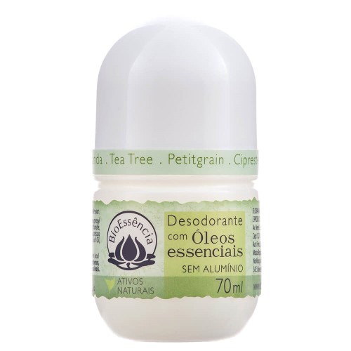 Desodorante Roll-on Natural de Tea Tree 70ml – BioEssência