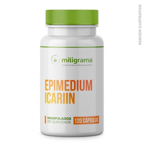 Epimedium Icariin 500mg 120 Cápsulas Poderoso Estimulante Sexual