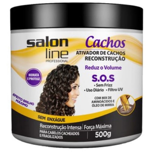 Ativador de Cachos Salon Line Cachos S.O.S Reconstrução 500g