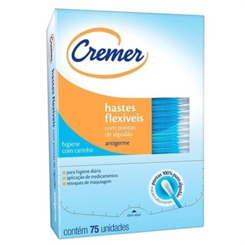 Haste Flexiveis Cremer Com 75 Unidades