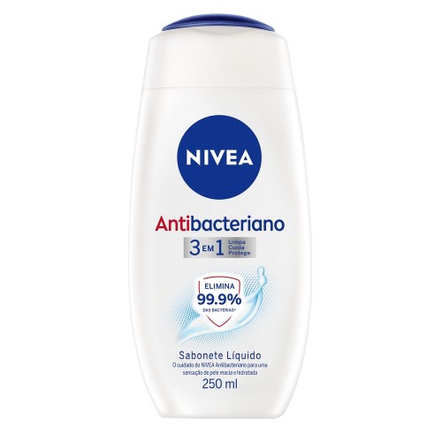 Sabonete Líquido Nivea Antibacteriano 3 em 1 250ml