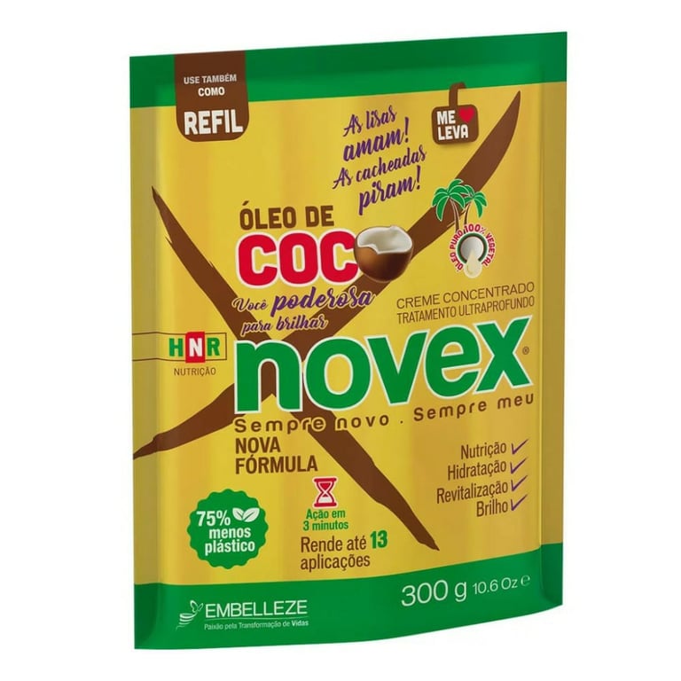 Creme Concentrado Novex Óleo De Coco Refil 300g