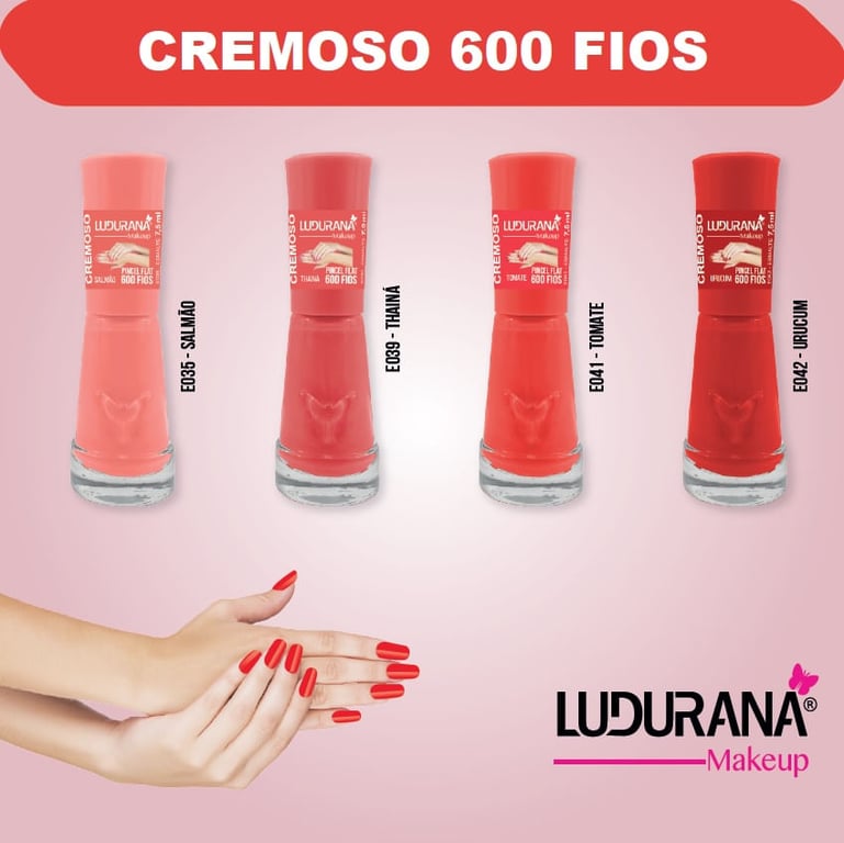 Esmalte Cremoso Gel Ludurana Carbono 7,5ml