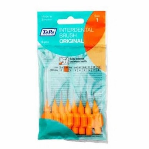 Escova De Dentes Tepe Interno 0.45Mm Laranja 8Un - Tepe