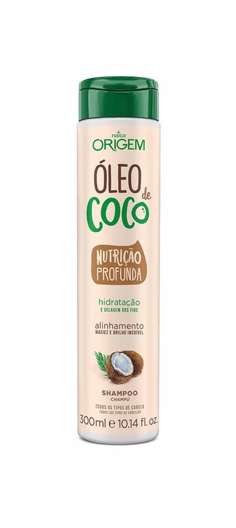 Shampoo Origem Óleo De Coco Max 300ml