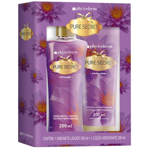 Phytoderm Pure Secret Kit – Sabonete Líquido + Loção Hidratante