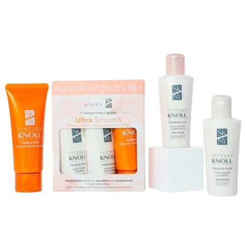 Stephen Knoll Ultra Smoth Travel Kit – Shampoo + Condicionador + Máscara