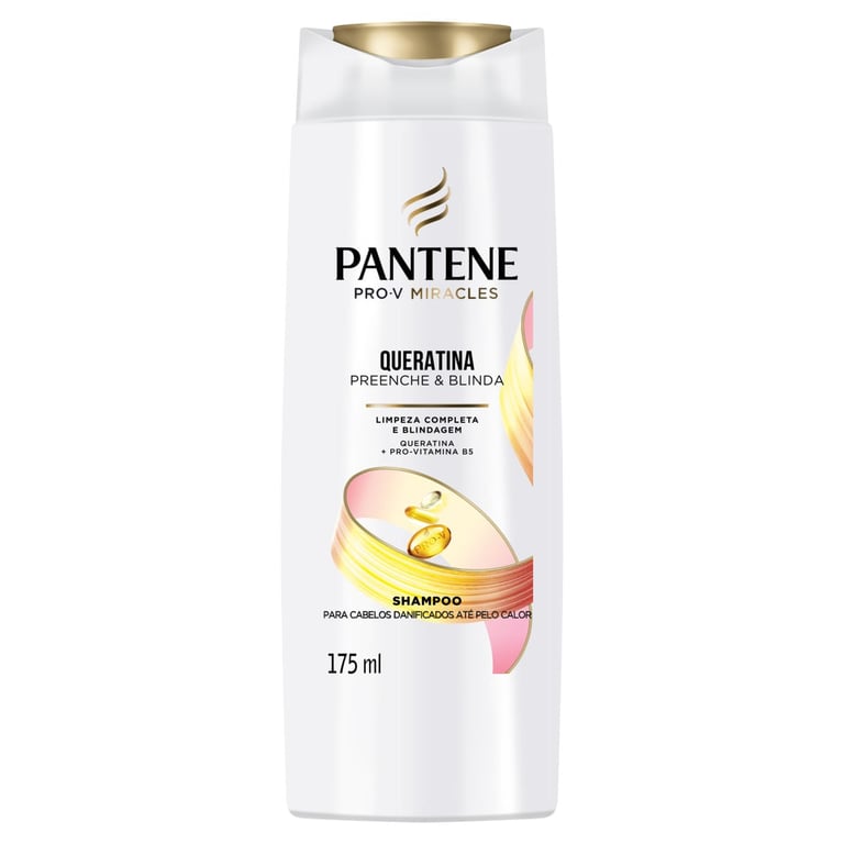 Shampoo Pantene Queratina Preenche e Blinda 175ml