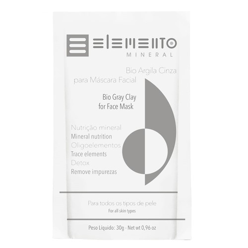 Máscara Facial Elemento Mineral - Argila Cinza