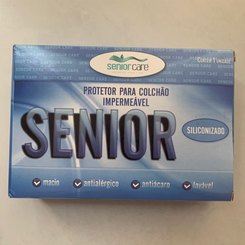 PROTETOR SOLTEIRO CAIXA DE OVO PVC COM ZIPER - BEGE - senior care