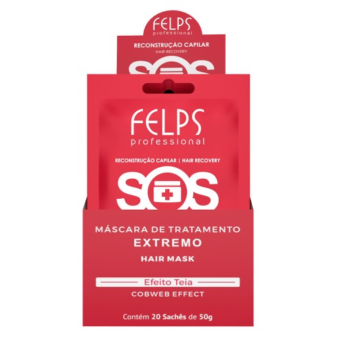 Felps Xmix S.O.S. Reconstrução Máscara Capilar Sachê