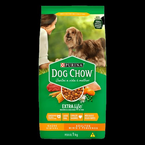 Ração para Cães Dog Chow Adultos Raças Pequenas 1kg