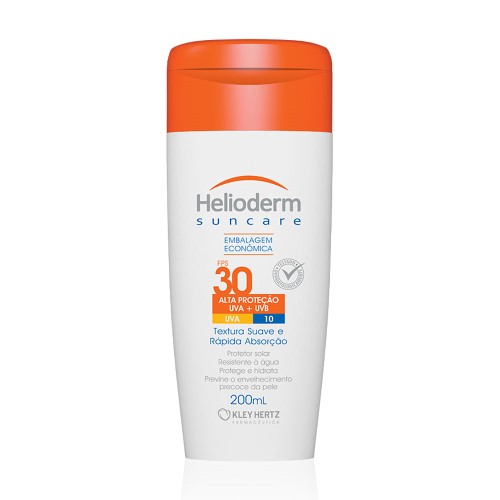 Protetor Solar Corporal Helioderm Dermocosméticos 2 Em 1 Fps30 200ml