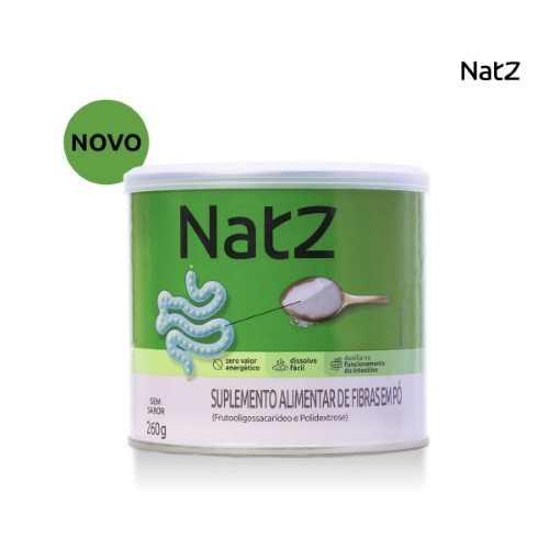 Natz Fibras em Pó Lata 260g