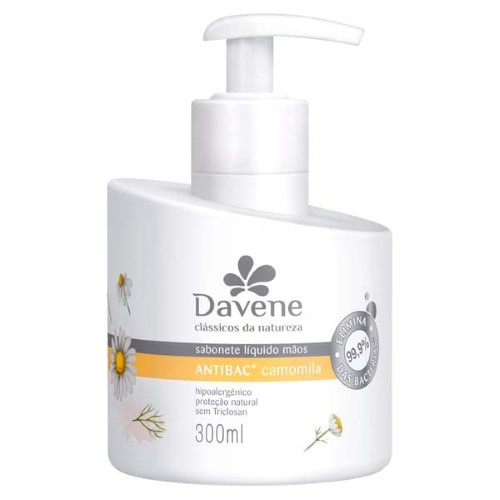 Davene Antibacteriano Camomila Sabonete Líquido 300Ml@