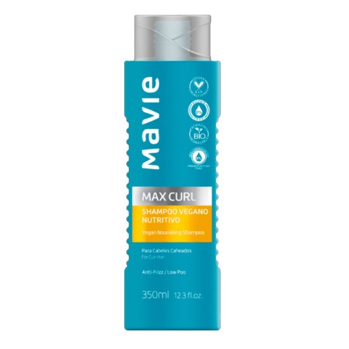 Shampoo Nutritivo Mavie Vegano Max Curl 350ml