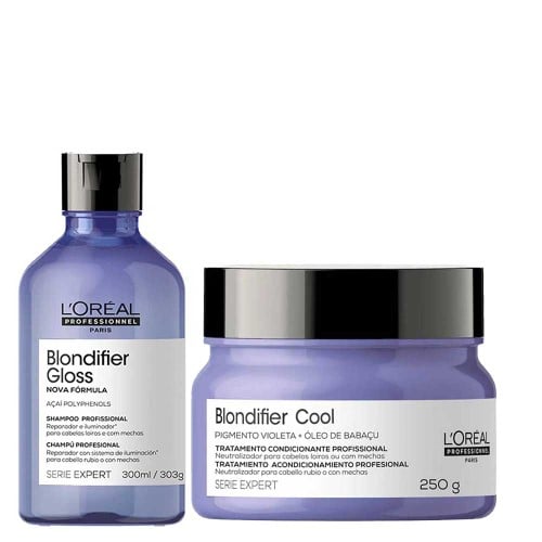 L`oréal Professionnel Blondifier Kit - Shampoo + Máscara Cool