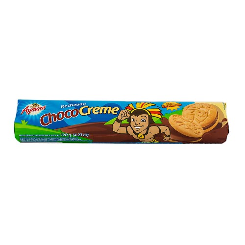 Biscoito Recheado Aymoré Choco Creme Sabor Chocolate com 120g