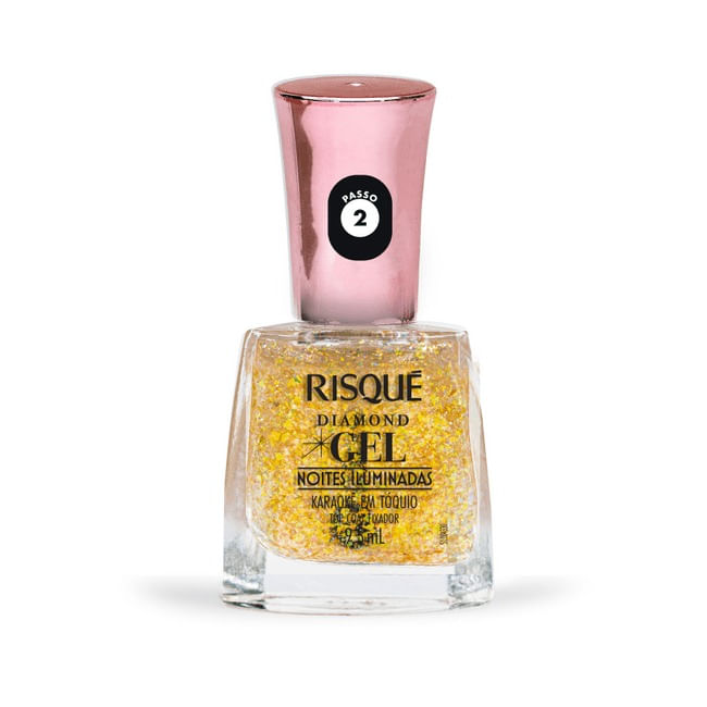 Esmalte Risque Diamond Gel Ef Karaoque Em Toquio 9,5ml