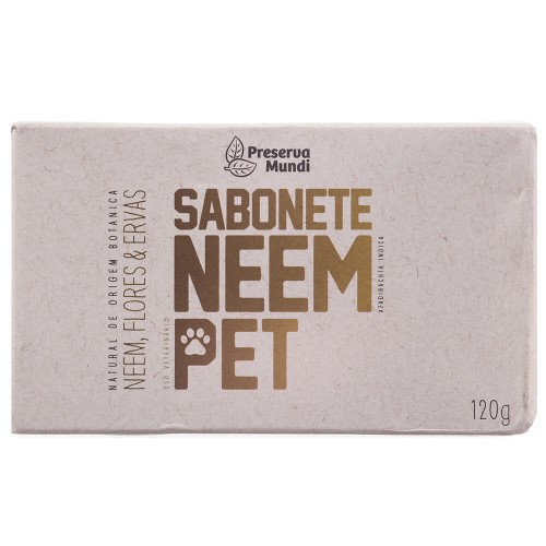 Sabonete Natural Neem Pet, Flores & Ervas 120g - Preserva Mundi