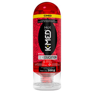 Gel Lubrificante K-Med Hot Sex Education 200g