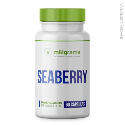 Seaberry 500mg 60 Cápsulas - Superfruta fonte de Ômega 7