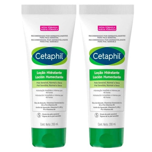 Cetaphil Kit – 2x Loção Hidratante para Peles Sensíveis - 200ml