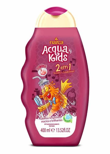 Shampoo Acqua Kids 2 Em 1 Cheirinho de Milk Shake