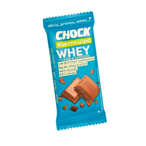 Chocolate Chock Whey 54% Cacau com 18g