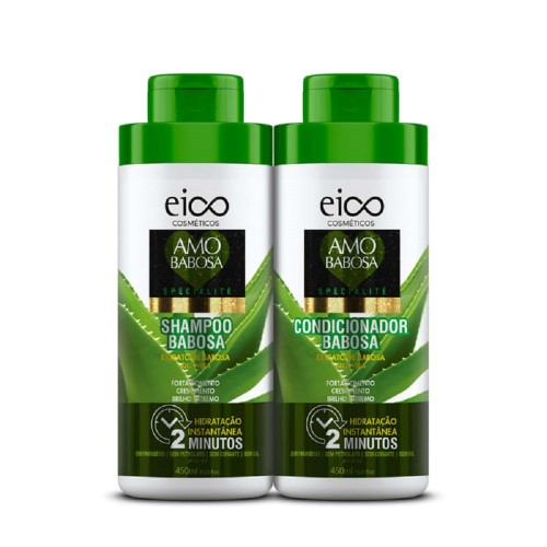 Eico Spécialité Amo Babosa Kit – Shampoo 450ml + Condicionador 450ml