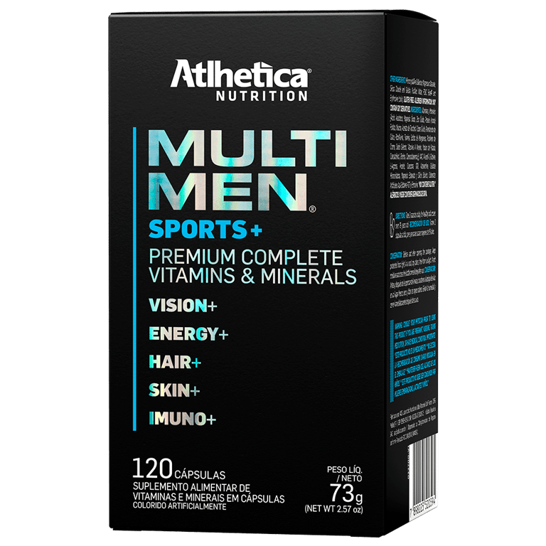 Multimen Sports+ Atlhetica Nutrition 120 Cápsulas