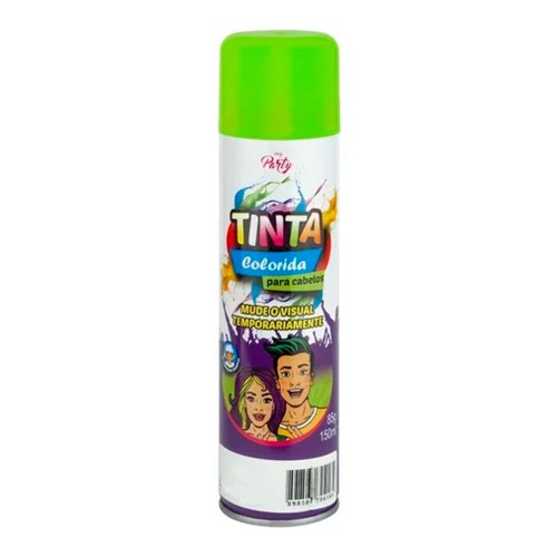 Tinta Colorida Temporária para Cabelos My Party Verde 150ml