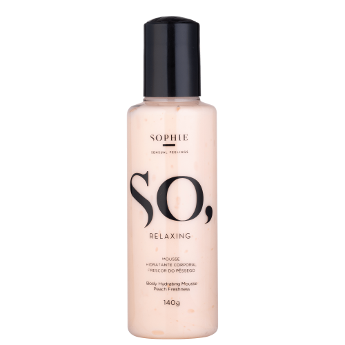 Mousse Hidratante Corporal Sophie Sensual Feelings So Relaxing - Frescor de Pêssego