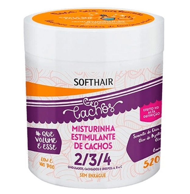 Cachos Misturinha Estimulante de Cachos - Creme de Pentear 520g