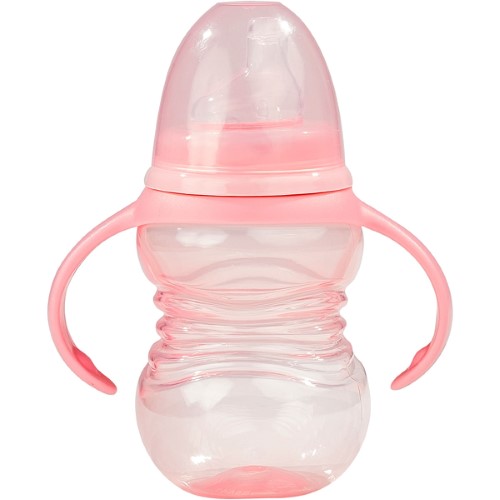 Copo de Treinamento com Alça 260ml Rosa (6m+) - Buba