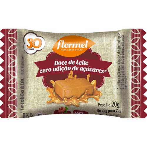 Doce De Leite Flormel Zero 20g