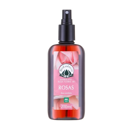 Hidrolato Natural de Rosas 200ml – BioEssência