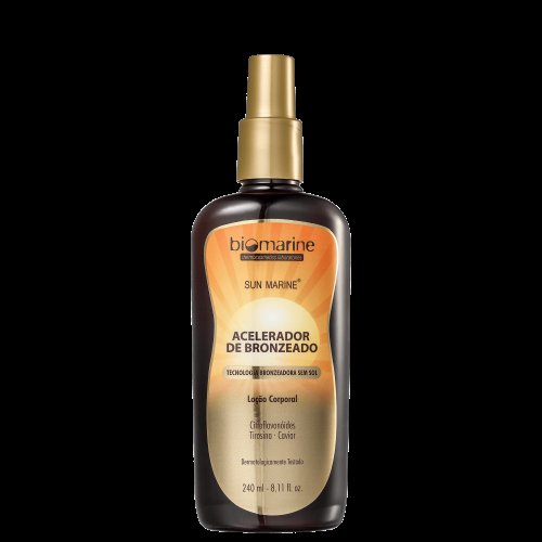 Biomarine Autobronzeador Sun Marine Acelerador de Bronzeado sem Sol 240ml