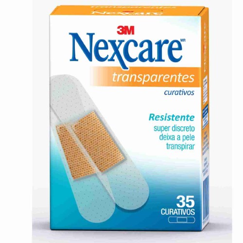 Curativo Transparente 3M Nexcare com 35 unidades