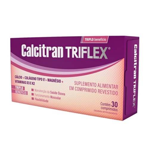 Calcitran Triflex com 30 comprimidos 