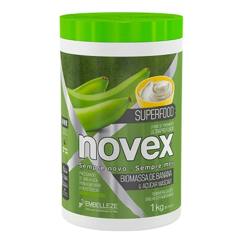 Creme de Tratamento Capilar Novex Superfood Biomassa de Banana 1000g