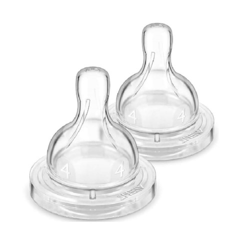 Bico De Mamadeira Philips Avent Anti-Colic Clássica n°4 - 2 Unidades